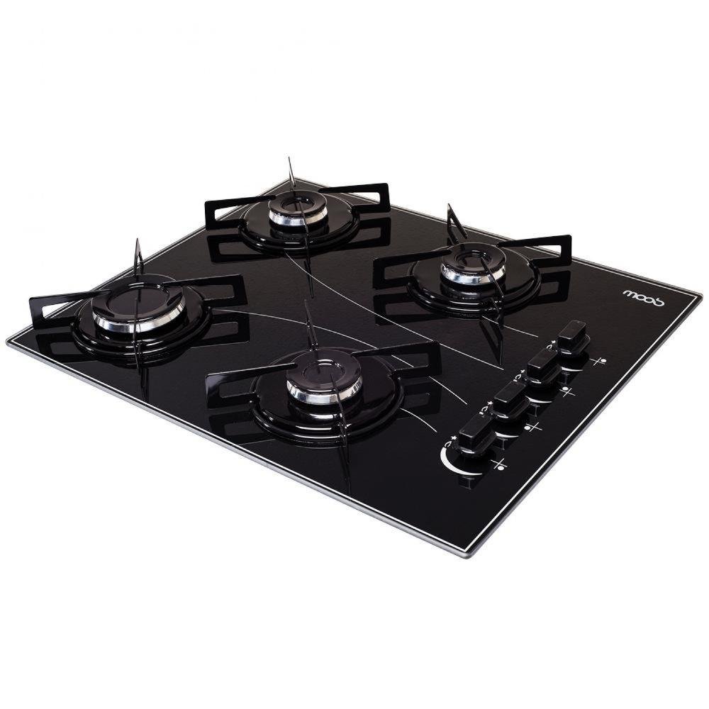 Cooktop a Gás 4 Bocas Moob Ultra Chama Com Acendimento Automatico Bivolt - 2