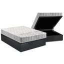 Ver imagem 1 de Cama Box Baú Casal: Colchão Espuma Anjos D33 Orthosono + Base CRC Suede Gray(138x188)