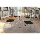 Ver imagem 6 de Mesa Cozinha Volga 90 + 4 Cad Portugal Cromado Kappesberg