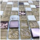 Ver mais imagens de Pastilha de Vidro Cristal Bronze 30x30cm para Banheiro