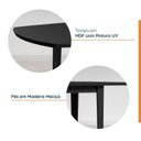Ver imagem 5 de Conjunto Mesa de Jantar Tampo MDF 2,0m e 6 Cadeiras Tiê CabeCasa MadeiraOriginals Preto