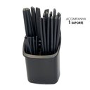 Ver imagem 2 de Conjunto Talheres Capri 25 Peças - Preto