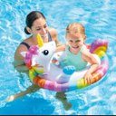 Ver imagem 4 de Boia Inflável Baby Bote Unicornio 76x58cm Ref 59570 - Intex:unicórnios