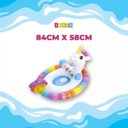 Ver imagem 2 de Boia Inflável Baby Bote Unicornio 76x58cm Ref 59570 - Intex:unicórnios