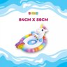 Boia Inflável Baby Bote Unicornio 76x58cm Ref 59570 - Intex:unicórnios - 2