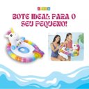 Ver imagem 3 de Boia Inflável Baby Bote Unicornio 76x58cm Ref 59570 - Intex:unicórnios