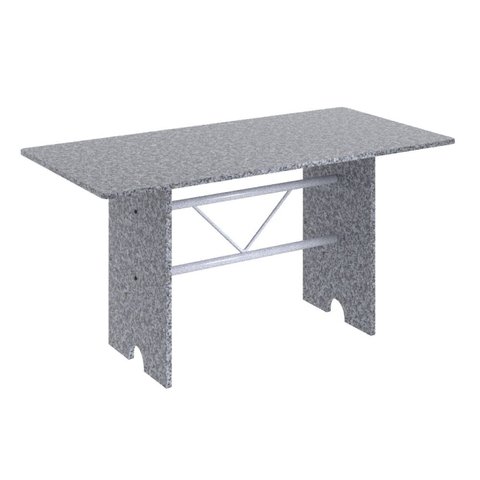 Mesa para Cozinha 140x75cm Tampo Granito 