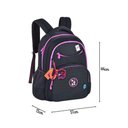Ver imagem 3 de Mochila de Costas Preta Luluca Lu24635