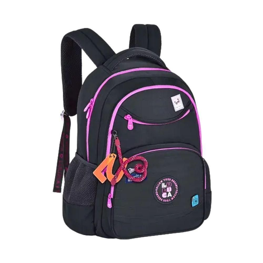 Mochila de Costas Preta Luluca Lu24635 | MadeiraMadeira