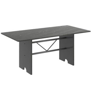 Mesa para Cozinha 180x75cm Tampo Ardósia 