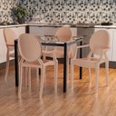 Ver imagem 2 de Conjunto 4 Cadeiras de Plástico Polipropileno Empilhável Wind Plus