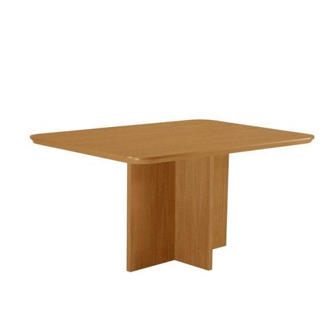 Mesa para Sala de Jantar 120 cm Tampo 100% MDF Laminado Canto Copo Moscou Marrom