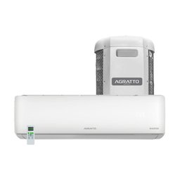 Ar Condicionado Split Agratto Hi Wall Liv Top Inverter 24.000 Btu/h Quente e Frio Monofásico Branco - 1