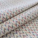 Ver imagem 2 de Tapete Passadeira Cozinha 1,30m x 45cm Antiderrapante Tear Artesanal Algodão Rústico Decoração Corre