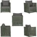 Ver imagem 5 de Mesa Centro e 4 Poltronas Madri Corda Náutica Estofado 11 Trama Original