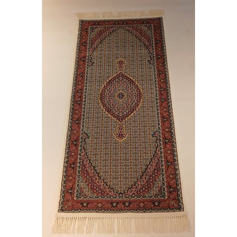 Tapete Passadeira Oriental Mahi Bege 200x80 cm Tipo Persa