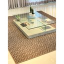 Ver imagem 6 de Tapete Carpete Sala Quarto 2,00x2,50 Paquet Tacos Marrom