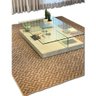 Tapete Carpete Sala Quarto 2,00x2,50 Paquet Tacos Marrom - 1