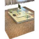 Ver imagem 1 de Tapete Carpete Sala Quarto 2,00x2,50 Paquet Tacos Marrom