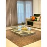 Tapete Carpete Sala Quarto 2,00x2,50 Paquet Tacos Marrom - 4
