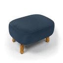 Ver imagem 3 de Poltrona de Amamentação Jhessy com Puff Suede Azul Marinho D'Rossi