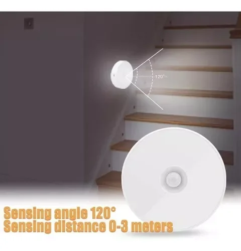 Lâmpada Inteligente sem Fio Sensor de Deteção de Movimetno Xsd Usb Ywg Branco - 2