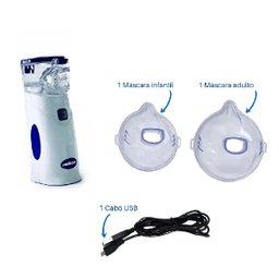 Inalador Nebulizador de Rede Medicate MD4400 - Azul escuro - 3