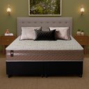 Ver imagem 2 de Conjunto Cama Box Super King c/ Molas Ensacadas Georgia Preto 193x203x60