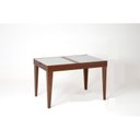 Ver imagem 2 de Conjunto Sala de Jantar Mesa Extensível 120x80cm com 4 Cadeiras Madri Marrom/Imbuia