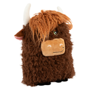 Ver imagem 3 de Pelúcia Grande Kong Comfort Jumbo Highland Cow Vaca com Franja com Apito para Cães