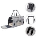 Ver imagem 5 de Bolsa De Transporte Para Pets Cachorro Cão e Gatos Cor Cinza