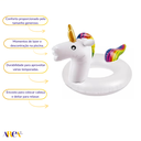 Ver imagem 4 de Boia Inflavel Circular Unicornio Colorful 56cm