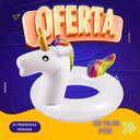 Ver imagem 6 de Boia Inflavel Circular Unicornio Colorful 56cm
