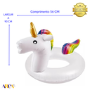 Ver imagem 2 de Boia Inflavel Circular Unicornio Colorful 56cm