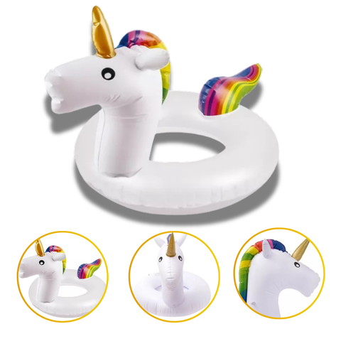 Boia Inflavel Circular Unicornio Colorful 56cm