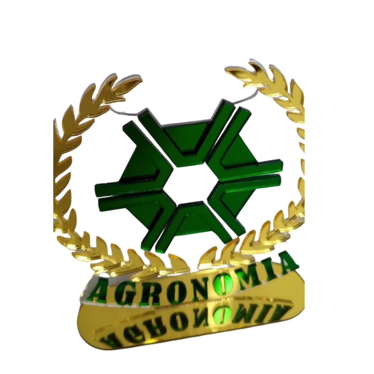 Placa Personolizada Brasão Acrilico Profissões Decoração:agronomia - 7