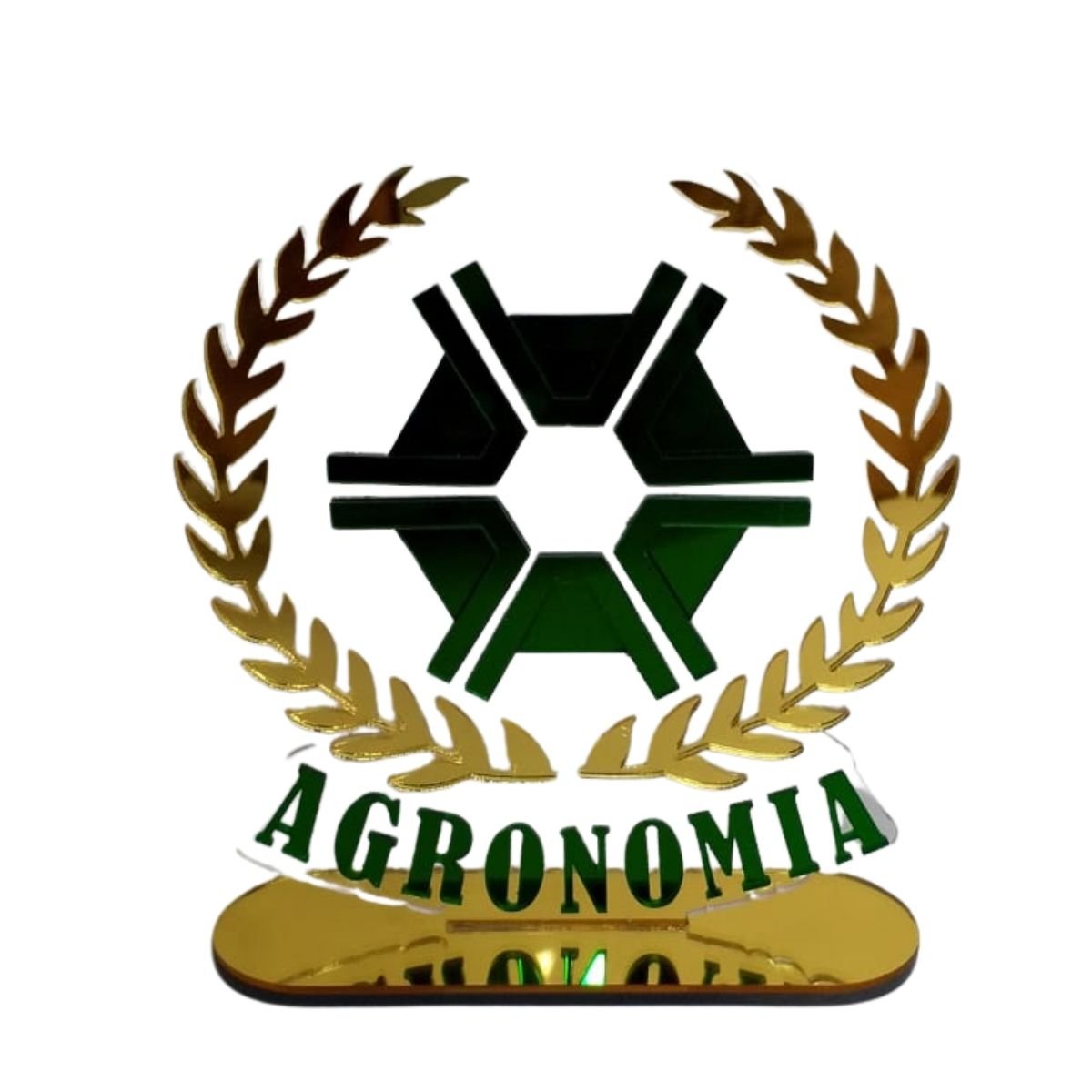 Placa Personolizada Brasão Acrilico Profissões Decoração:agronomia - 6