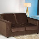 Ver imagem 3 de Sofá 2 Lugares 1,60m de Veludo Design Minimalista Moderno para Sala de Estar Pequena e Apartamento