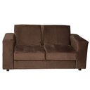 Ver imagem 1 de Sofá 2 Lugares 1,60m de Veludo Design Minimalista Moderno para Sala de Estar Pequena e Apartamento