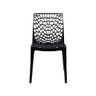 2 Cadeiras de Jantar Empilhável Gruvyer Preta - 4