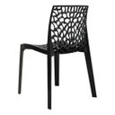 Ver imagem 3 de 2 Cadeiras de Jantar Empilhável Gruvyer Preta
