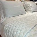 Ver imagem 4 de Colcha Queen 300 Fios Bordada Charlotte - Domani Branca