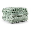 Ver imagem 1 de Cobertor Manta Alaska Casal Queen 2,40m X 2,20m Manta Flannel Soft - Verde Orvalho - 100% Poliéster