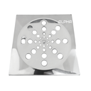 Ver imagem 2 de Tampa Ralo Grelha Quadrado 15x15cm Inox Função Abre / Fecha:Cromado