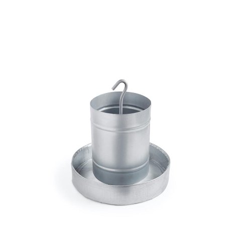Comedouro Tubular para Frango de Chapa Galvanizada Olibox