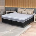 Ver imagem 1 de Conjunto Box Preto Durban Cinza Espuma D28 Queen 158x198x57 - King House