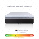 Ver imagem 5 de Conjunto Box Preto Durban Cinza Espuma D28 Queen 158x198x57 - King House