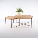 Ver imagem 3 de Mesa de Centro Gold 80 cm x 40 cm Tauari - Preto