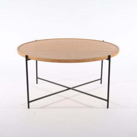 Mesa de Centro Gold 80 cm x 40 cm Tauari - Preto