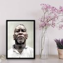 Ver imagem 1 de Quadro Mestre Irineu- Santo Daime 24x18cm:Madeira preta